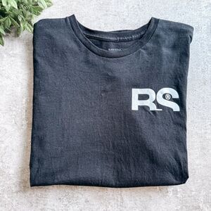 Black Scale Black Short Sleeve Graphic Tee Size Large